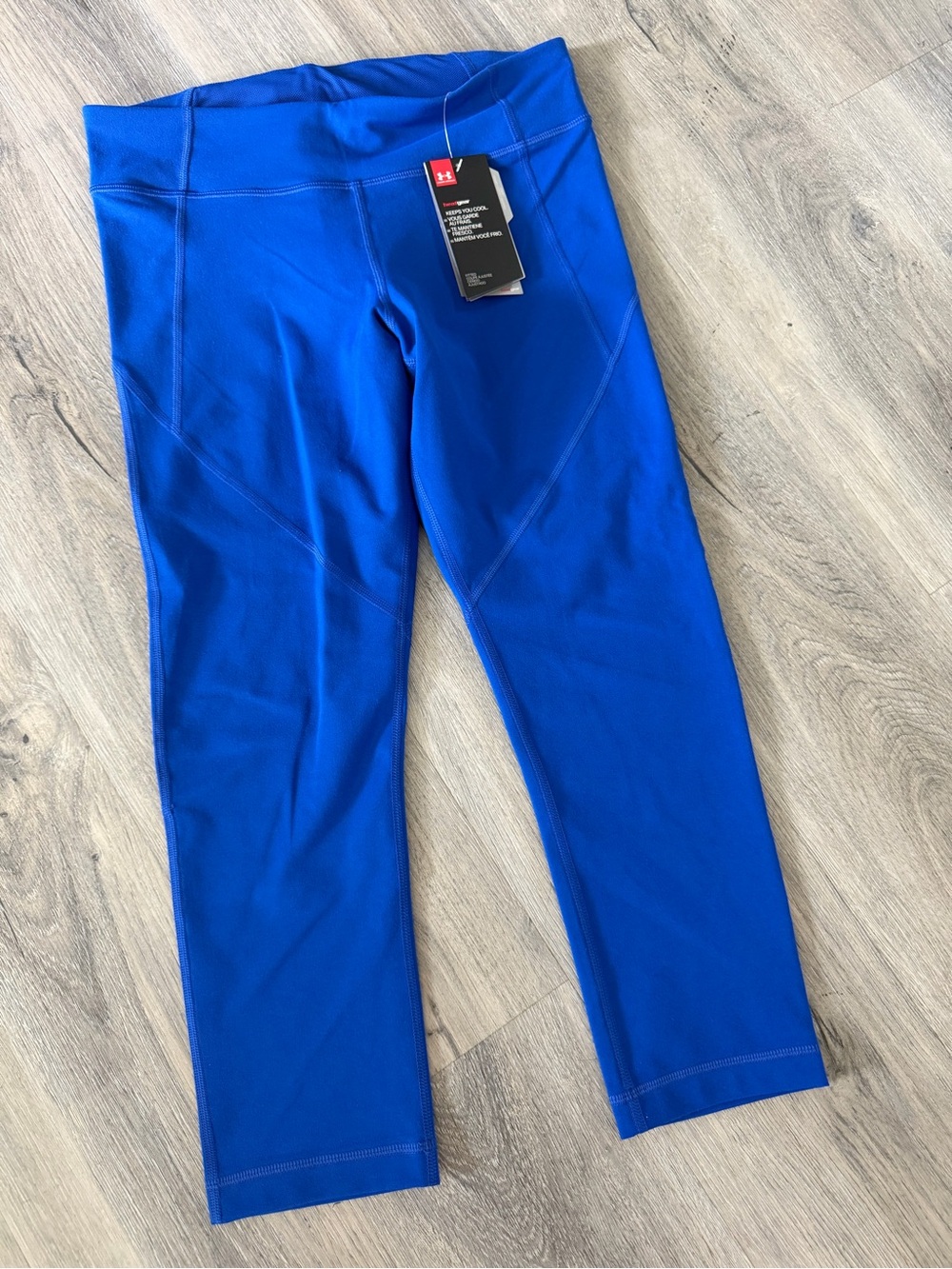 Under Armour Women's Cobalt Blue Cropped Performance leggings